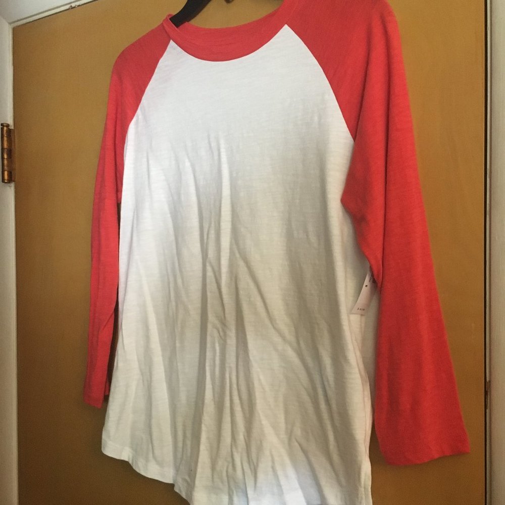 Orange/Pink Baseball tee